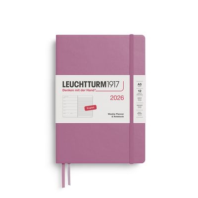 Agenda Semanal 2026 Leuchtturm1917 Weekly Planner and Notebook, Dusty Rose