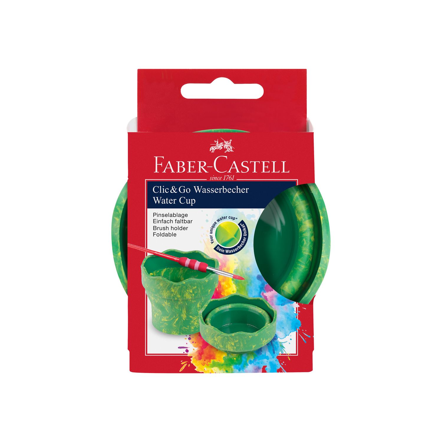 Recipiente Clic &amp; Go Watercup Green Marble