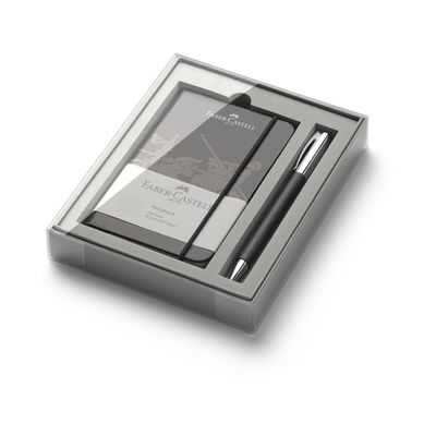 Boligrafo Faber Castell Ambition Resina Negra Promo Set