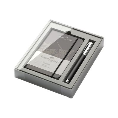 Roller Faber Castell Ambition Resina Negra Promo Set