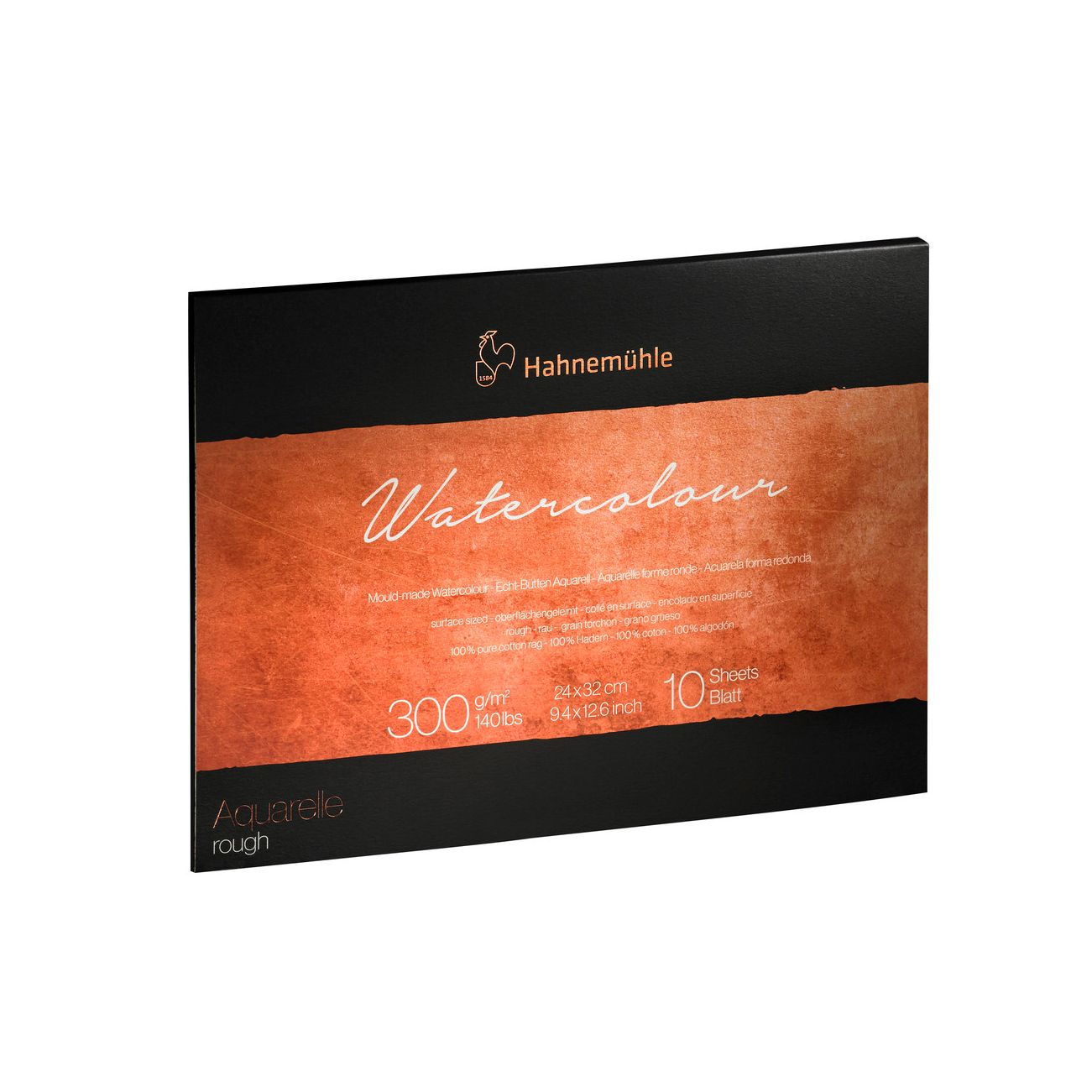 Block Hahnemuhle Collection 300 gr. grano grueso, 24 x 32 cms