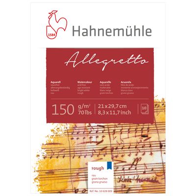 Block Hahnemuhle Allegretto 150 gramos, tamaño A4