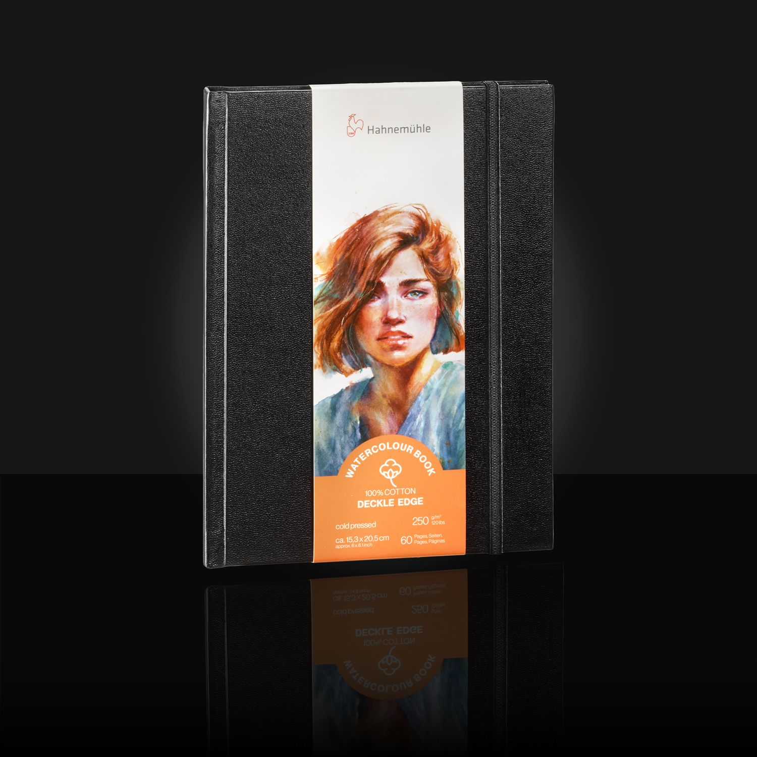 Cuaderno Hahnemuhle Watercolour Book Deckle Edge, 15.3 x 20.5 cms