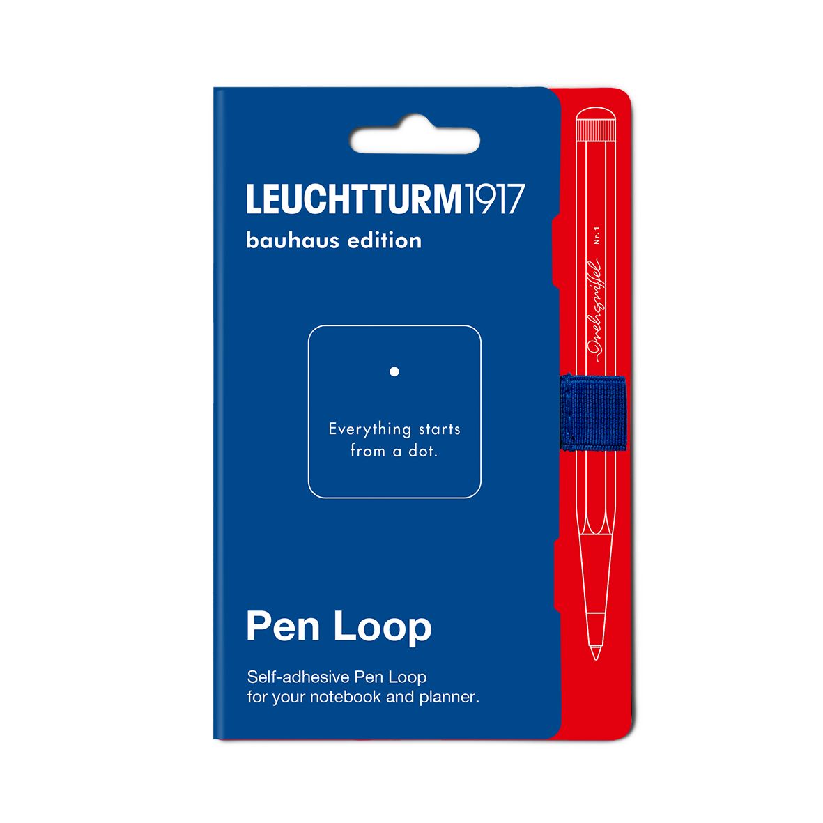 Portaboligrafo Pen Loop Leuchtturm1917 Bauhaus Royal Blue