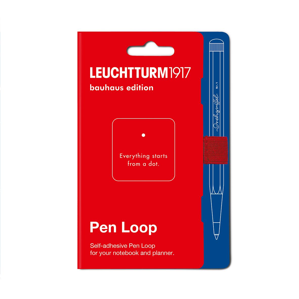 Portaboligrafo Pen Loop Leuchtturm1917 Bauhaus Red