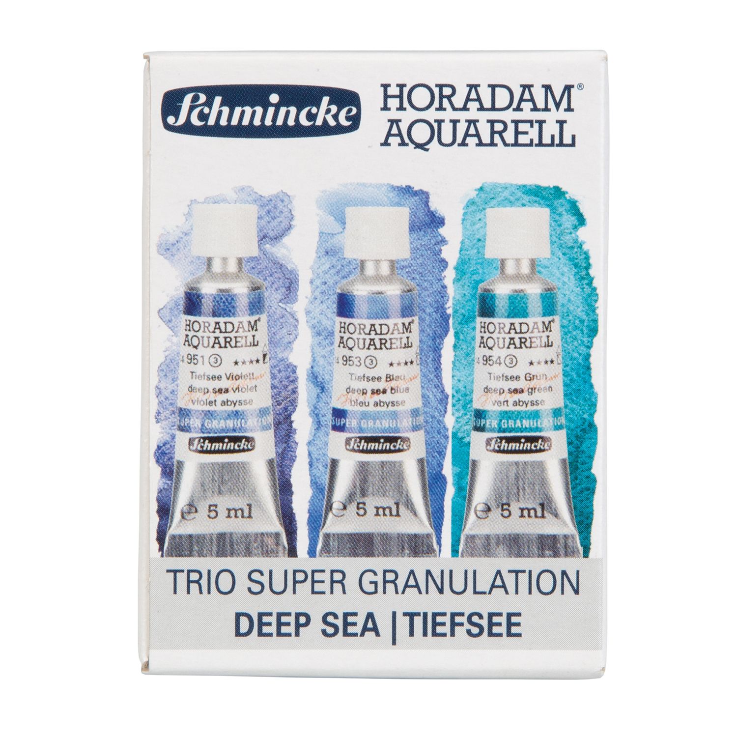 Acuarela Schmincke Horadam Super Granulation Set Deep Sea 3 x 5ml