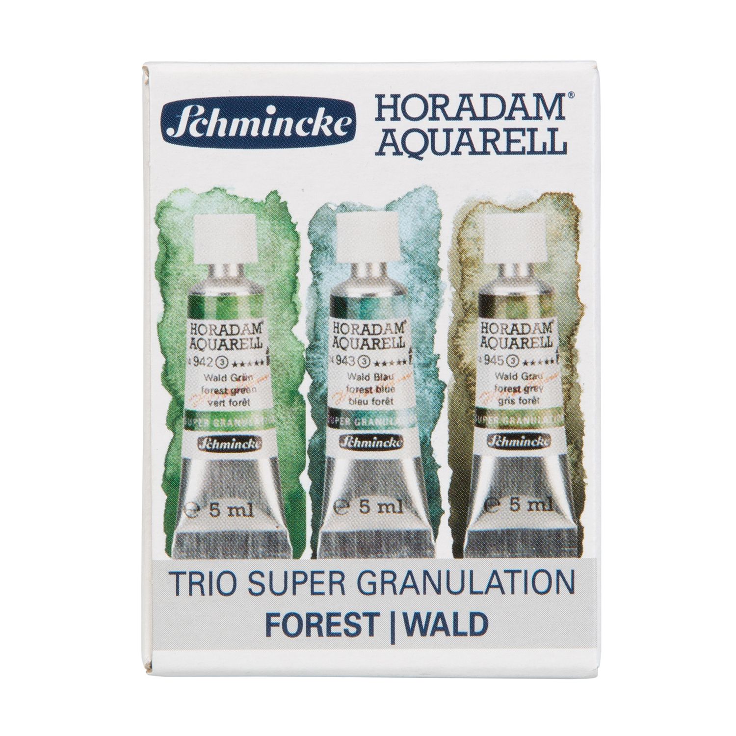 Acuarela Schmincke Horadam Super Granulation Set Forest 3 x 5ml