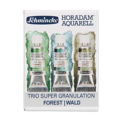 Acuarela Schmincke Horadam Super Granulation Set Forest 3 x 5ml