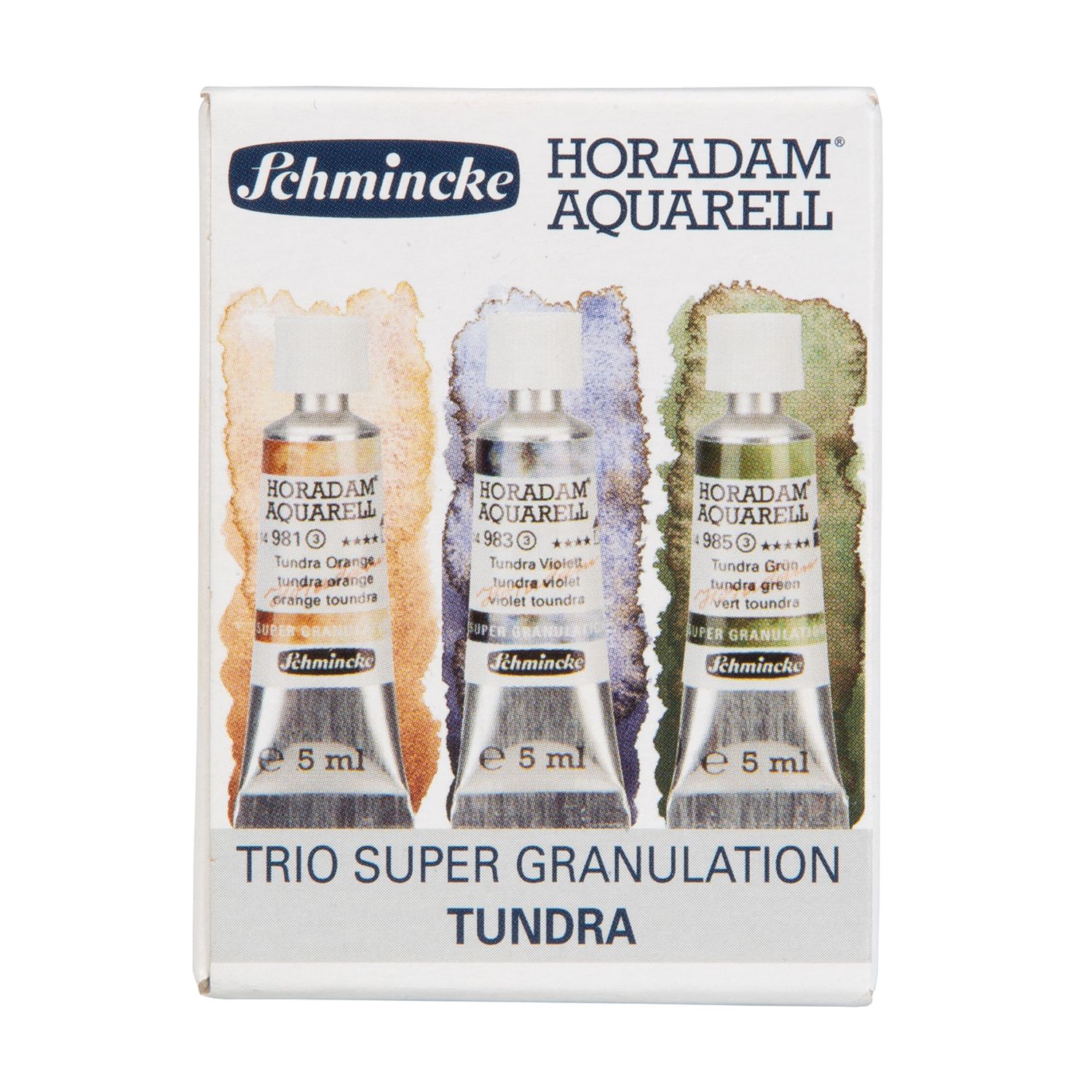 Acuarela Schmincke Horadam Super Granulation Set Tundra 3 x 5ml