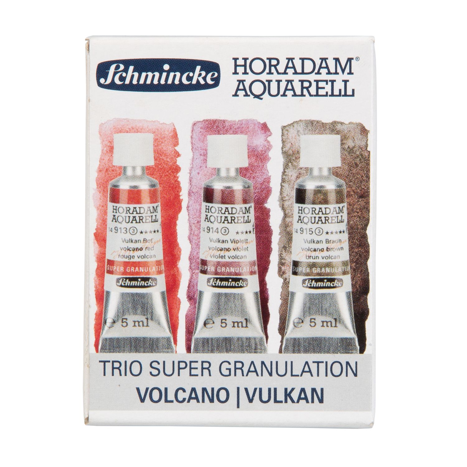 Acuarela Schmincke Horadam Super Granulation Set Volcano 3 x 5ml