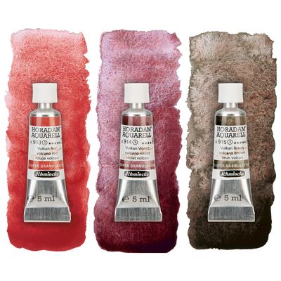 Acuarela Schmincke Horadam Super Granulation Set Volcano 3 x 5ml