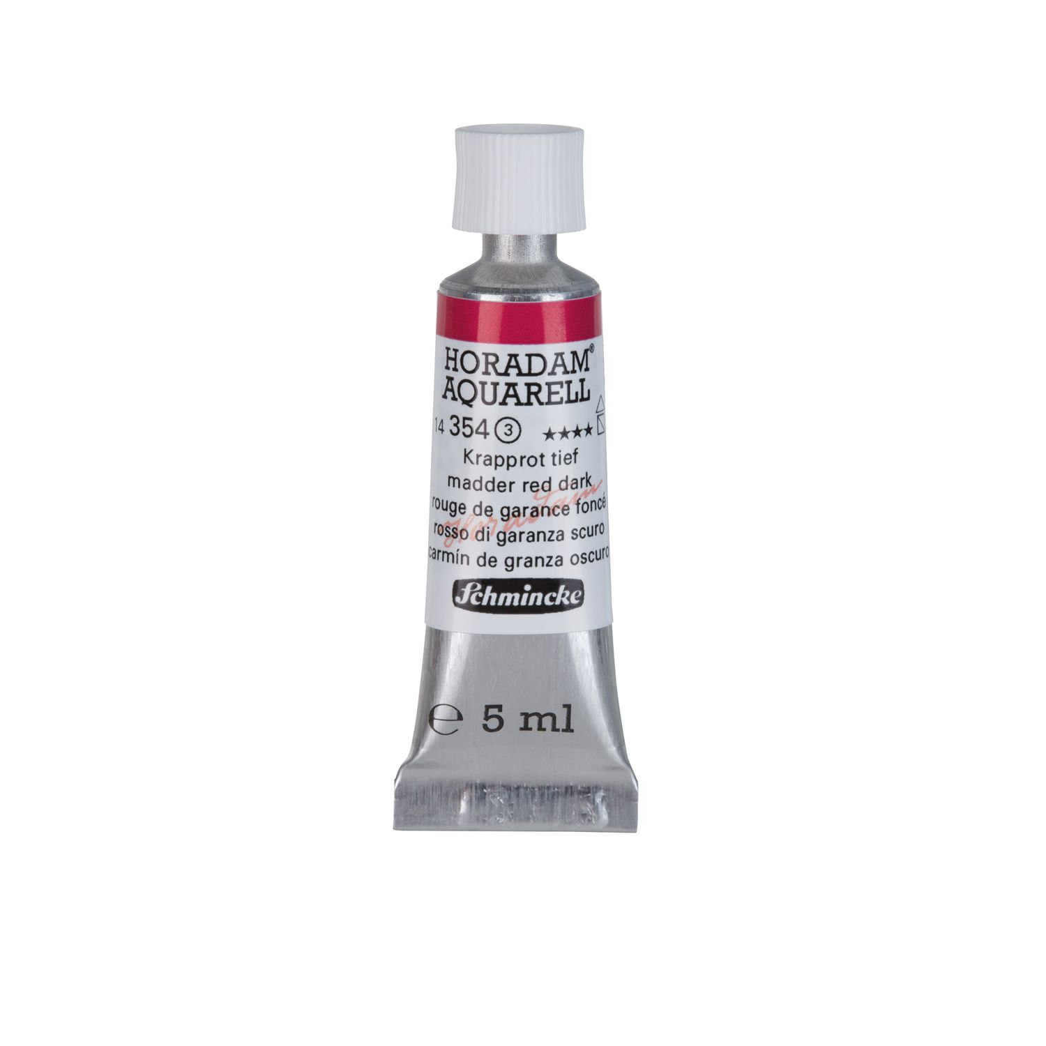 Acuarela Schmincke Horadam 5ml 354 Madder Red Dark