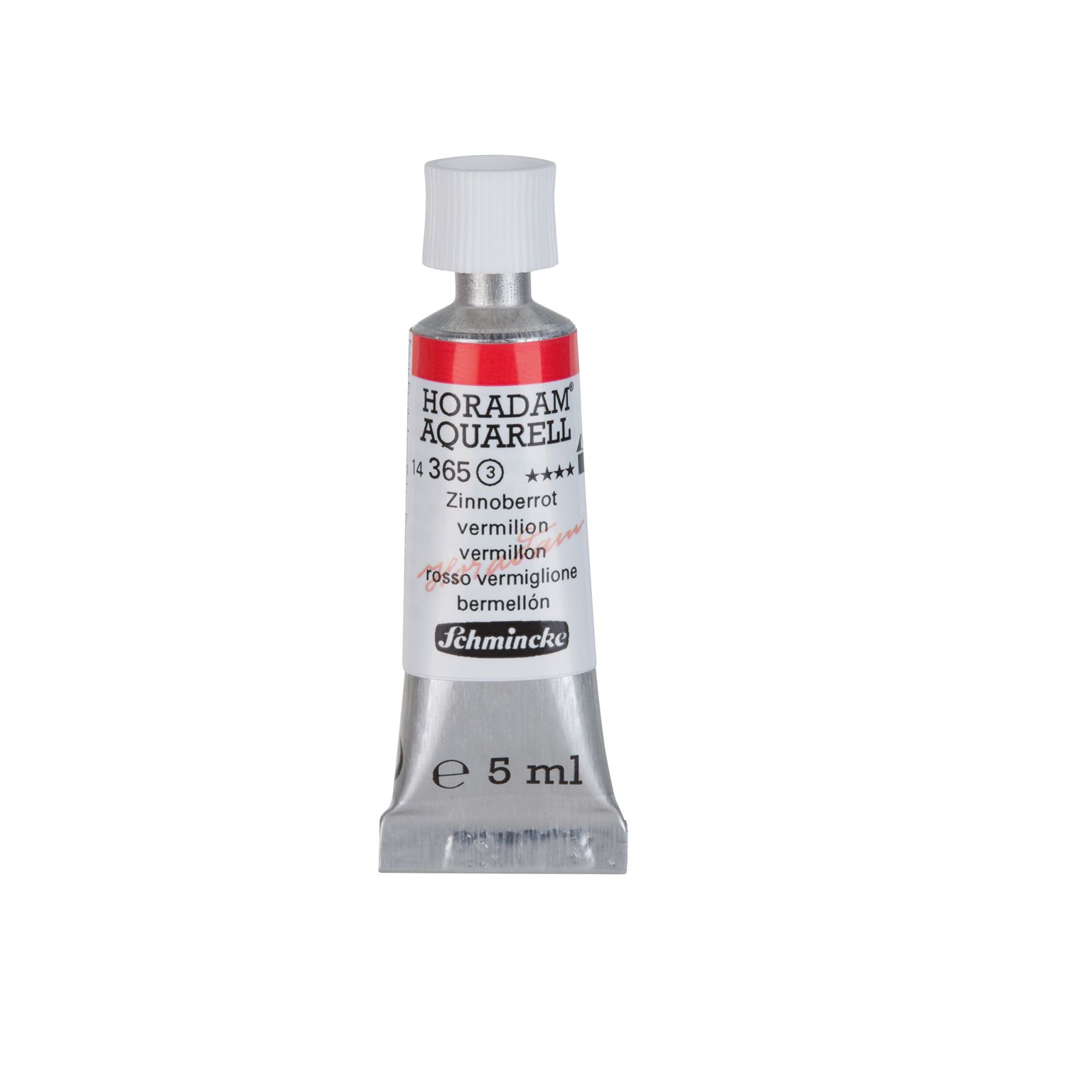 Acuarela Schmincke Horadam 5ml 365 Vermilion