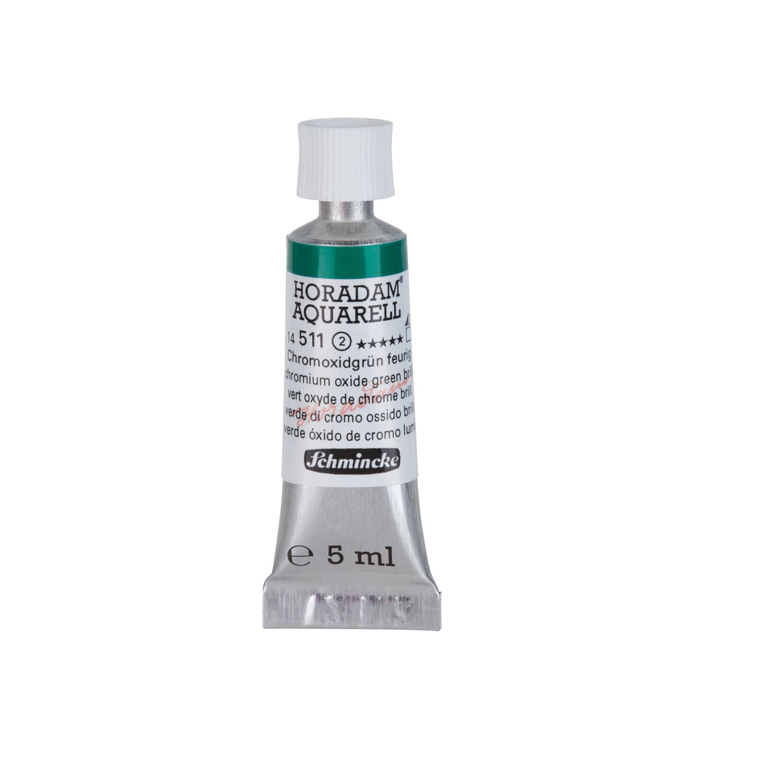Acuarela Schmincke Horadam 5ml 511 Chromium Oxide Green Brilliant