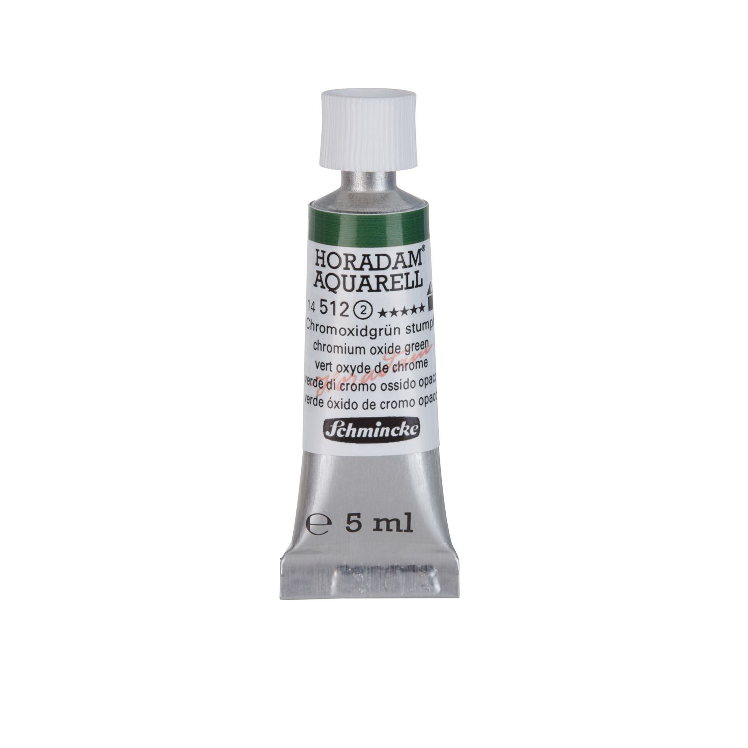 Acuarela Schmincke Horadam 5ml 512 Chromium Oxide Green
