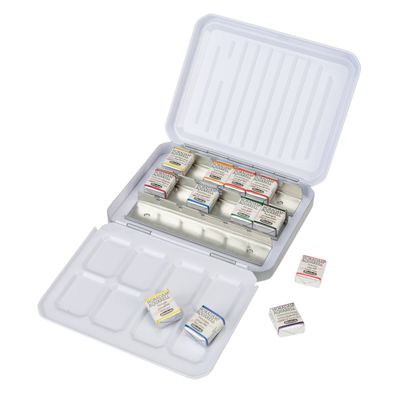 Acuarela Schmincke Horadam Floral, estuche 12 colores + 6 vacios