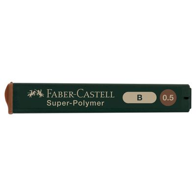 Minas 0.5mm Faber Castell, grado B