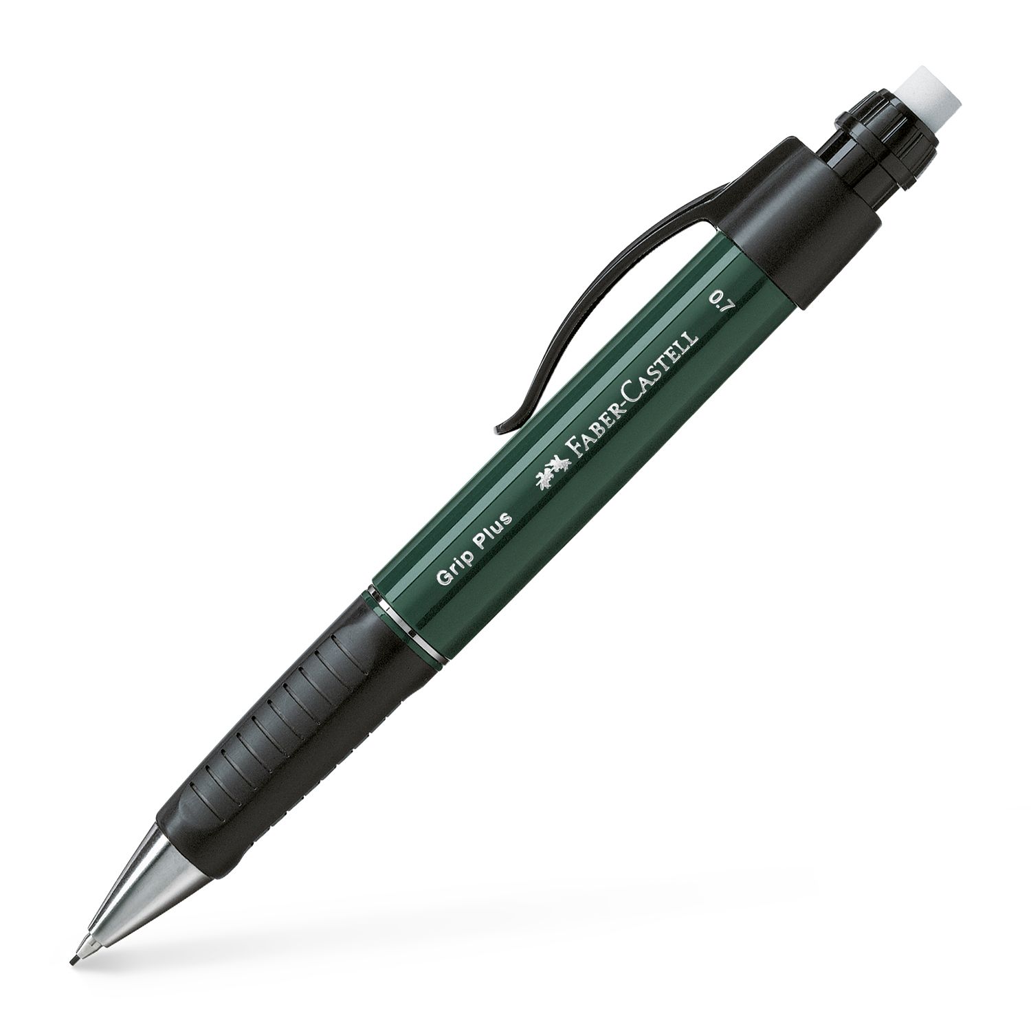 Portaminas 0.7mm Faber Castell Grip Plus, color verde