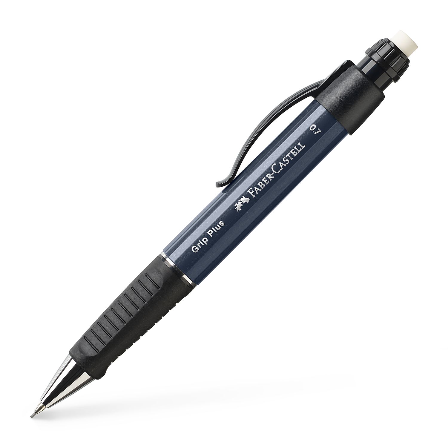 Portaminas 0.7mm Faber Castell Grip Plus, color azul