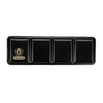 Caja metalica para acuarelas Schmincke, vacía para 24 colores