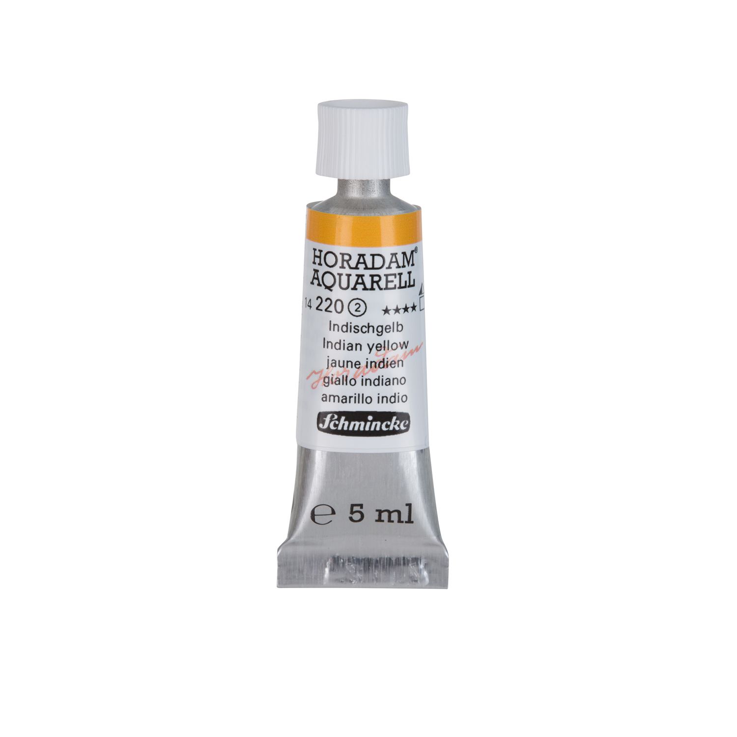 Acuarela Schmincke Horadam 5ml 220 Indian Yellow