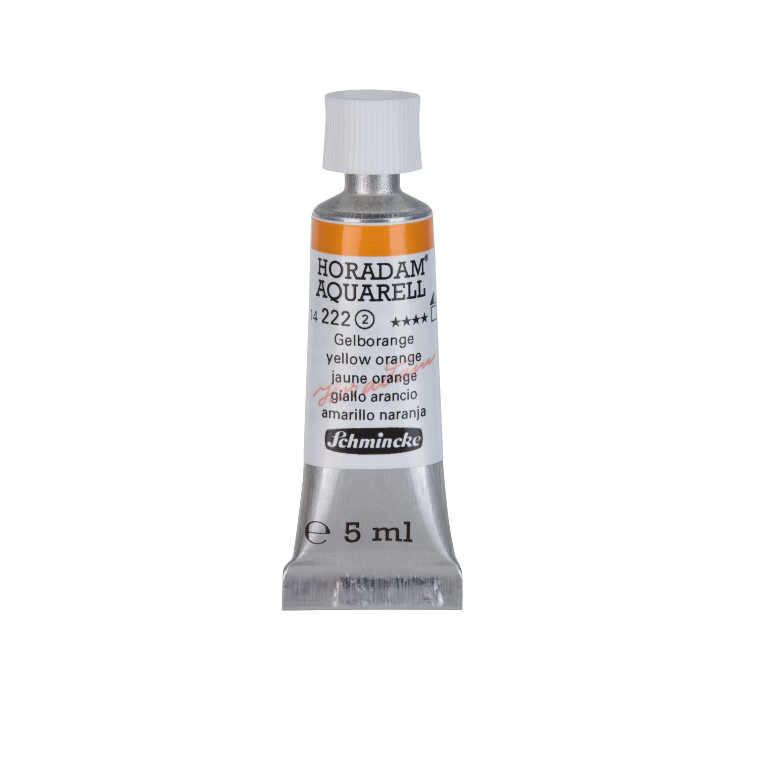 Acuarela Schmincke Horadam 5ml 222 Yellow Orange