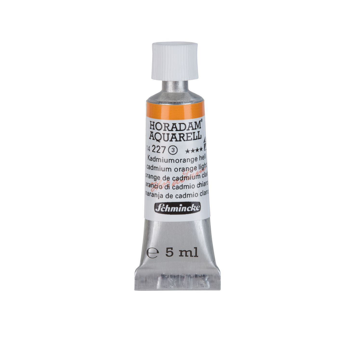 Acuarela Schmincke Horadam 5ml 227 Cadmium Orange Light
