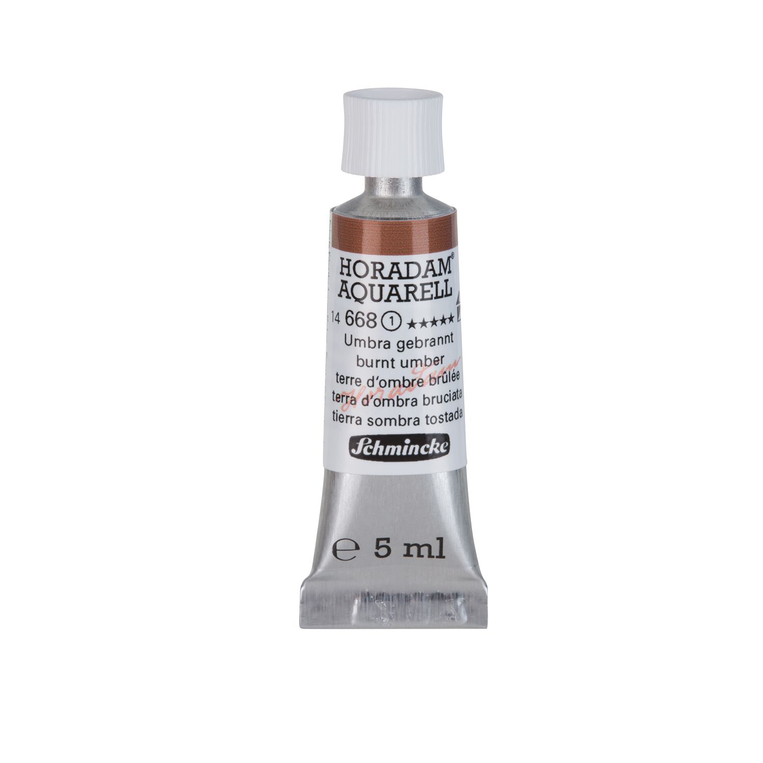 Acuarela Schmincke Horadam 5ml 668 Burnt Umber