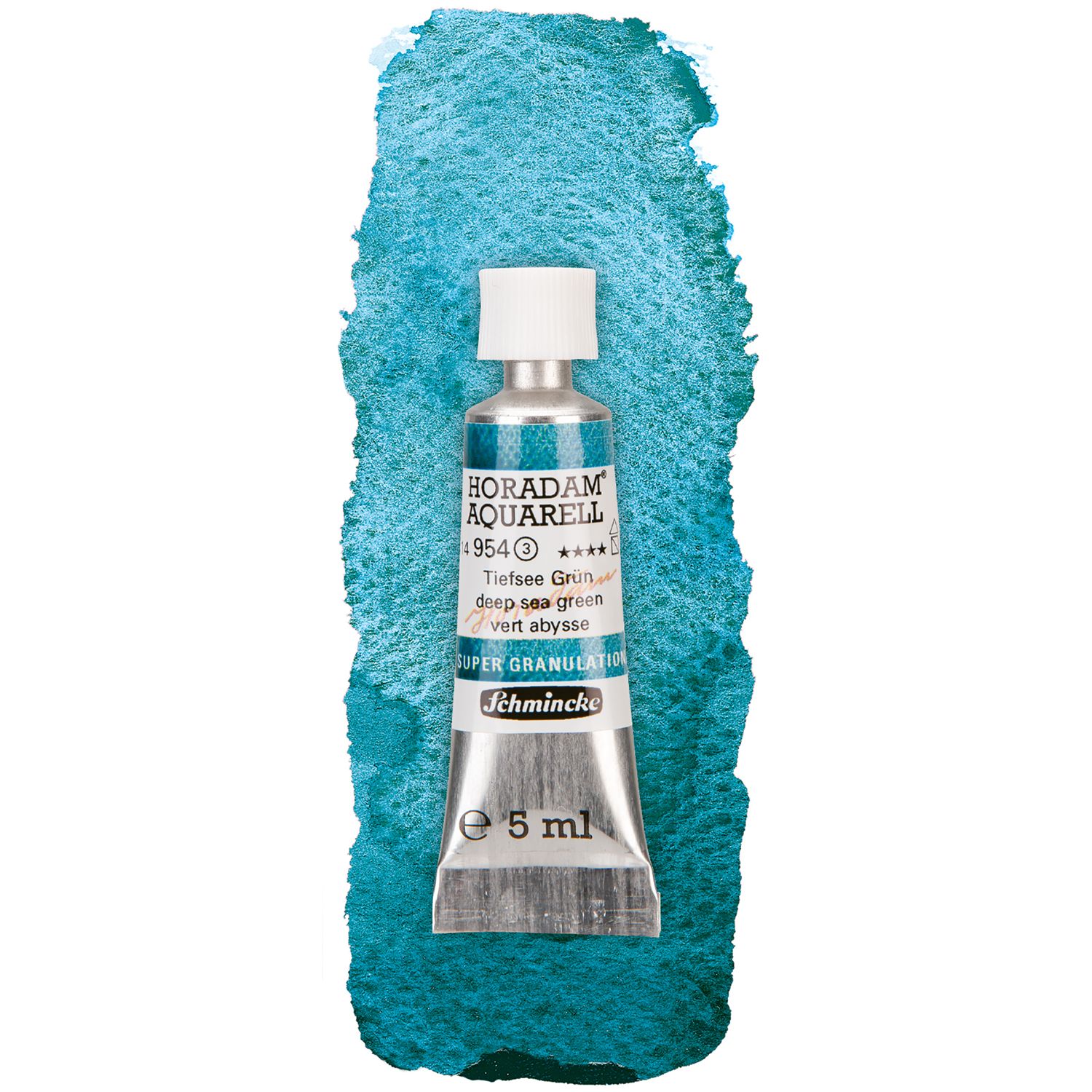 Acuarela Schmincke Horadam 5ml 954 Deep Sea Green Super Granulation