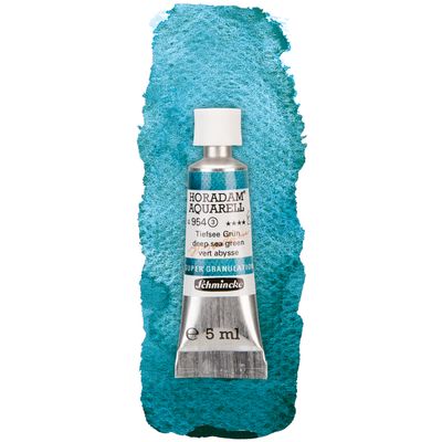Acuarela Schmincke Horadam 5ml 954 Deep Sea Green Super Granulation