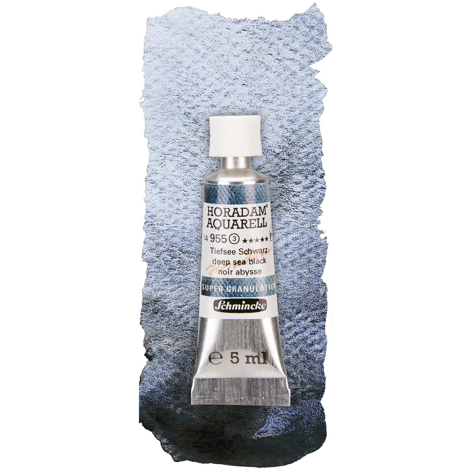 Acuarela Schmincke Horadam 5ml 955 Deep Sea Black Super Granulation