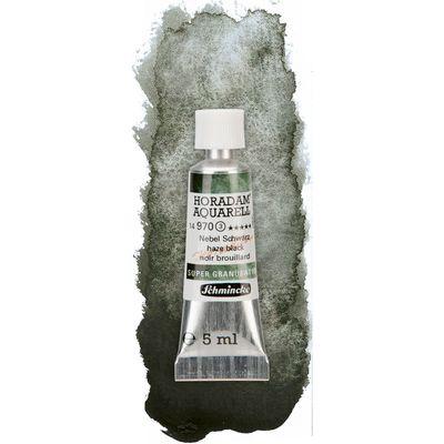 Acuarela Schmincke Horadam 5ml 970 Haze Black Super Granulation