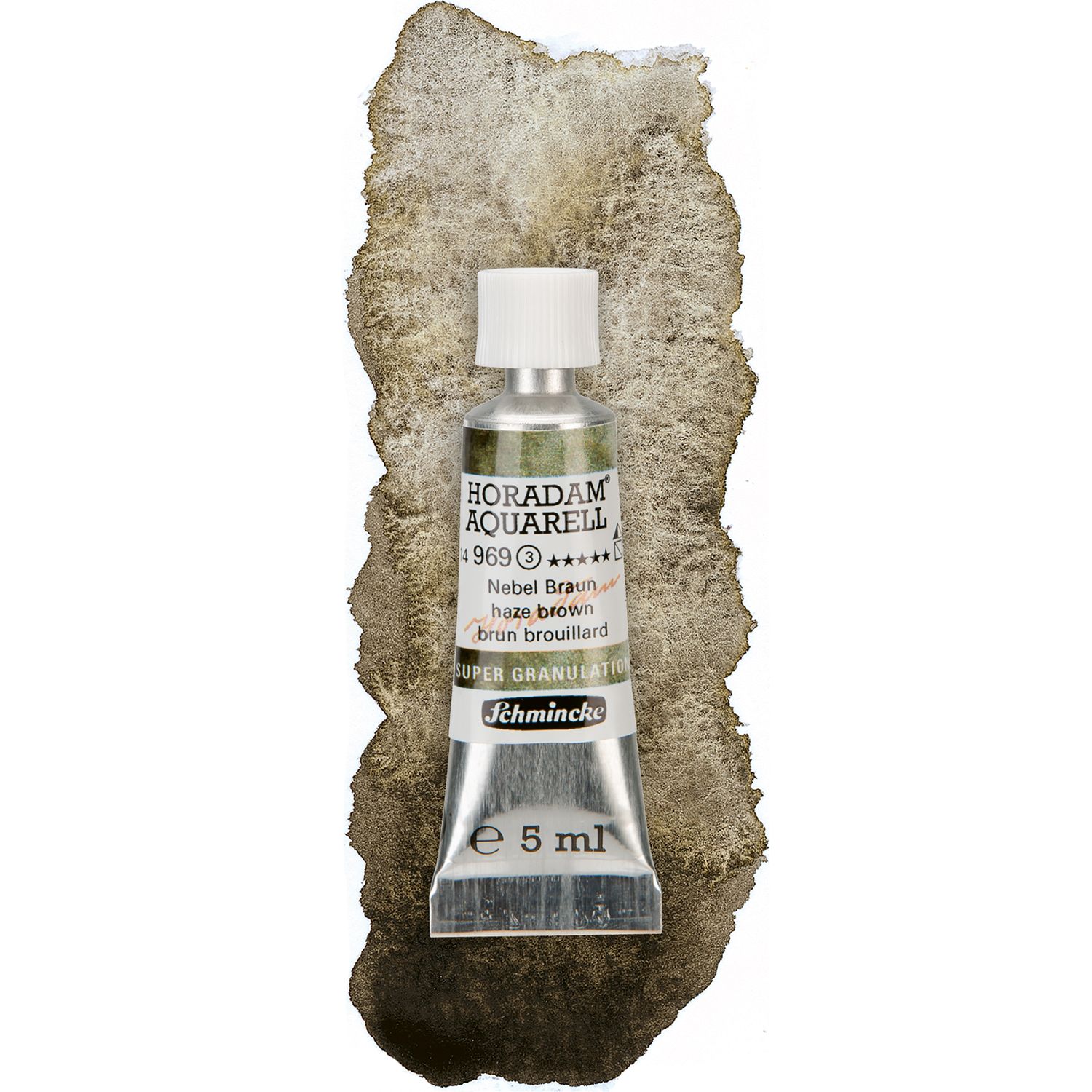 Acuarela Schmincke Horadam 5ml 969 Haze Brown Super Granulation