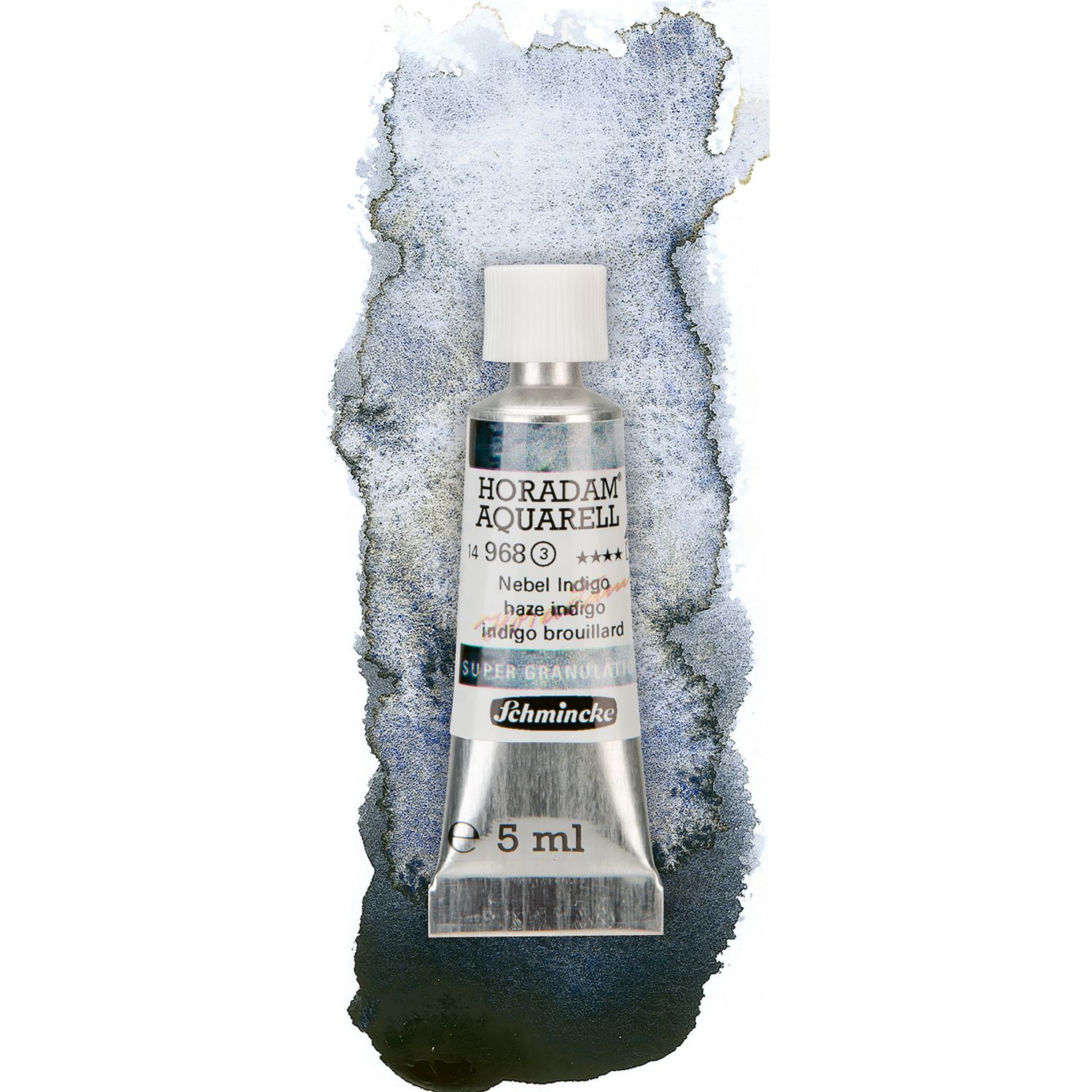 Acuarela Schmincke Horadam 5ml 968 Haze Indigo Super Granulation