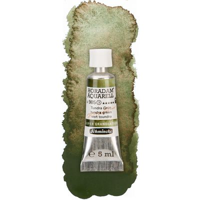 Acuarela Schmincke Horadam 5ml 985 Tundra Green Super Granulation