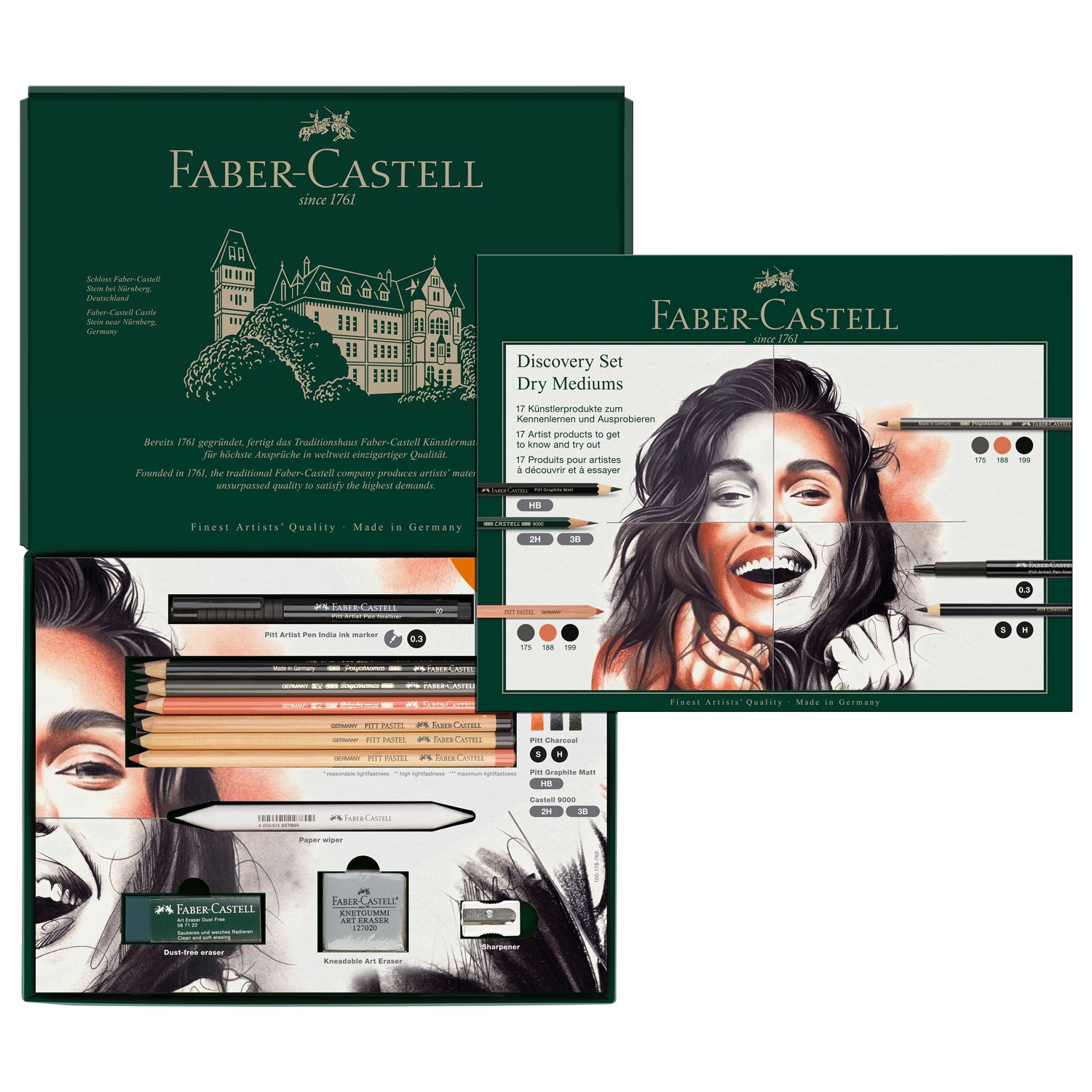 Juego de Dibujo Faber Castell Discovery Set, Dry Art