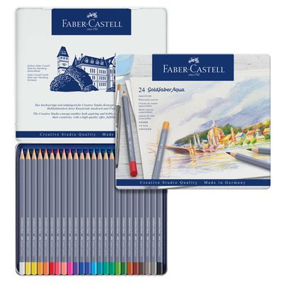Lapiz Faber Castell Goldfaber Aqua 24 colores