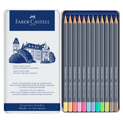 Lapiz Faber Castell Goldfaber Aqua 12 colores pastel