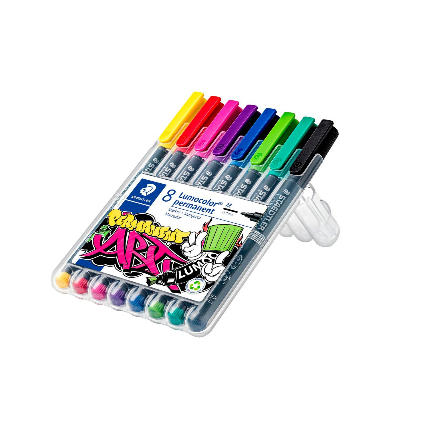 Marcador Staedtler Lumocolor Permanente 8 Colores
