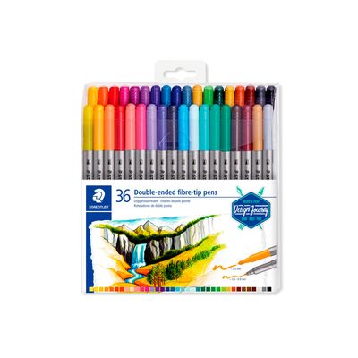 Marcador Staedtler Doble Punta 36 Colores