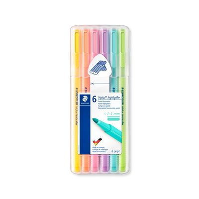 Marcador Staedtler Triplus Highlighter 6 Colores