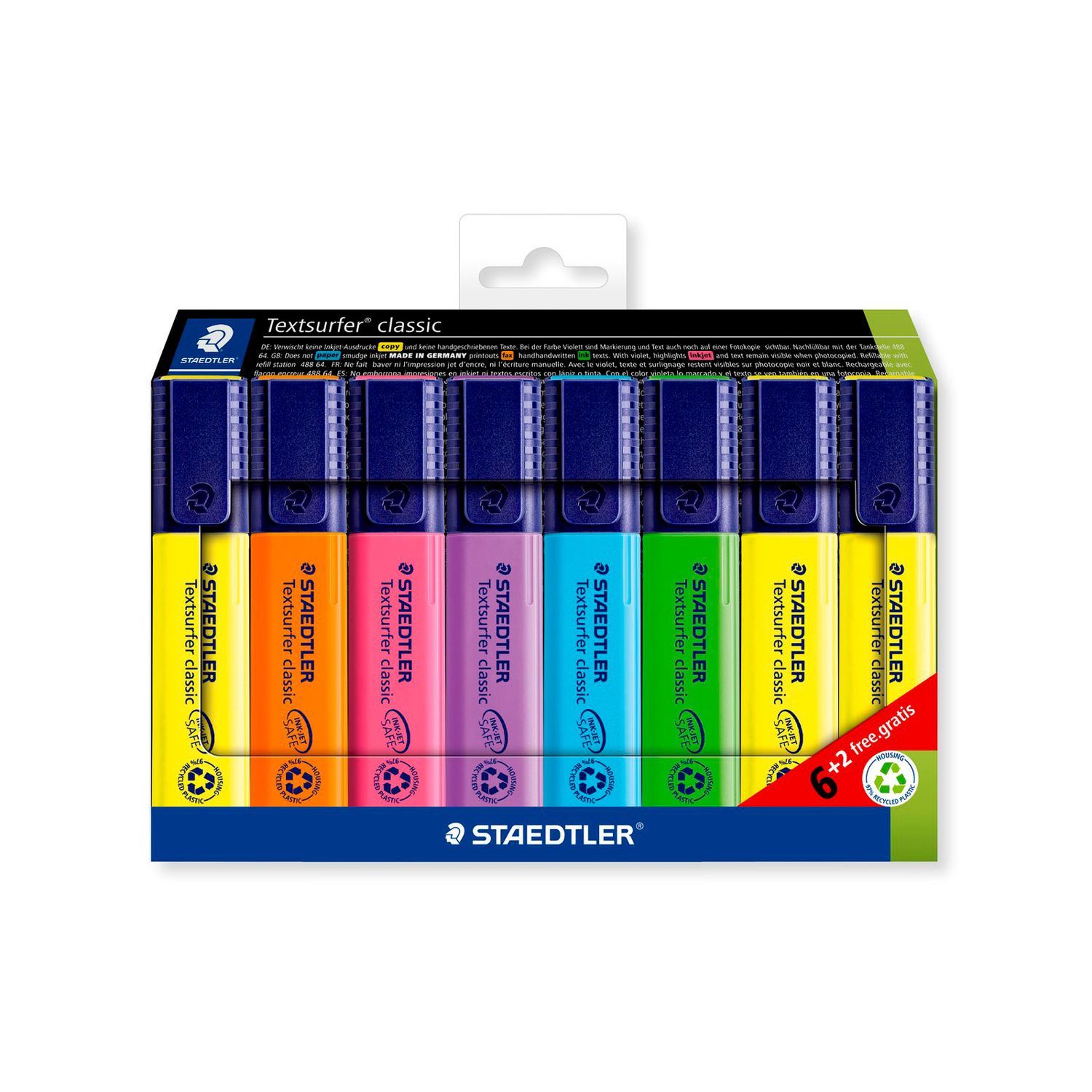 Marcador Staedtler Textsurfer 8 Colores