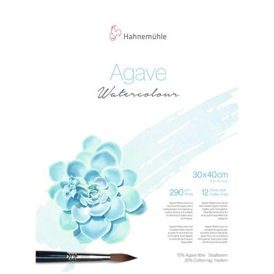 Block Hahnemuhle Agave Watercolour, 30 x 40 cms