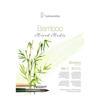 Block Hahnemuhle Bamboo Mixed Media 265gsm, 30 x 40cms