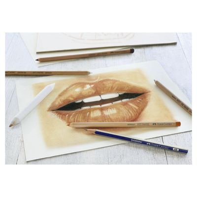 Set de Dibujo Faber Castell Goldfaber Classic Sketch, 6 piezas