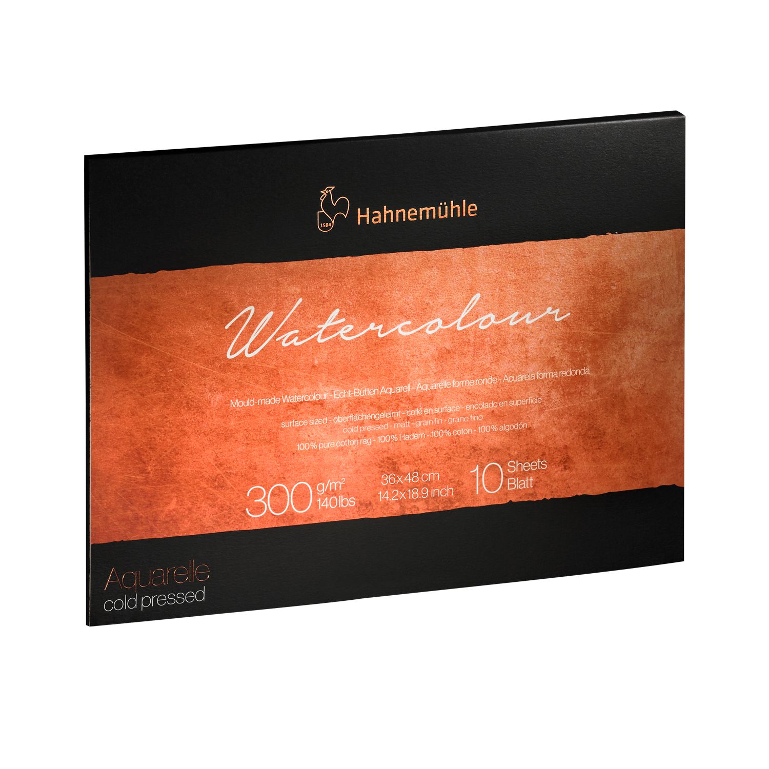 Block Hahnemuhle Collection 300 gr. grano fino, 36 x 48 cms