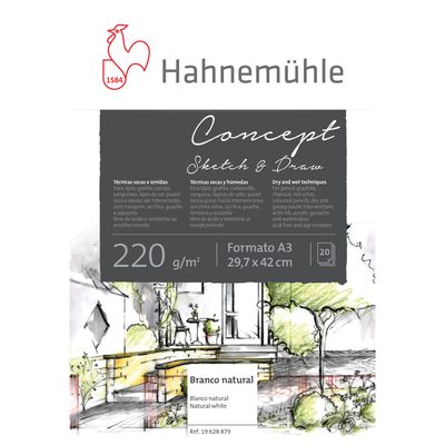 Block Hahnemuhle Concept Sketch &amp; Draw, tamaño A3