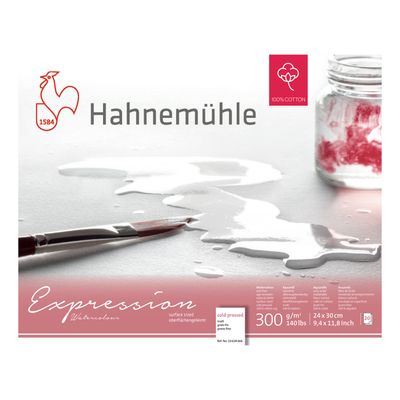 Block Hahnemuhle Expression 300 gr., 100% algodon, 24 x 32 cms