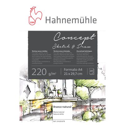 Block Hahnemuhle Concept Sketch &amp; Draw, tamaño A4