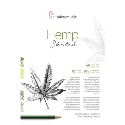Block Hahnemuhle Hemp Sketch A5, 80gr 80 hojas